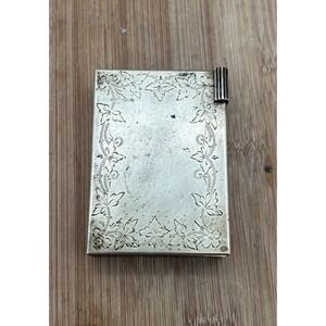 Vintage‎  1950s VOLUPTE Lip-Lock Powder Compact Tandem Lipstick Brass